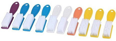 

Hunputa 10Pcs Nail Scrub Brushes For Manicure Pedicure Fingernails And Toenails(Pack of 10)
