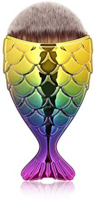 

Fabal Fish Scales Makeup Brushes Mermaid Face Naked Blush Blending Highlighter Brush Pinceis Maquiagem(Pack of 1)