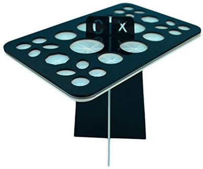 

Binmertm Acrylic Makeup Brush Drying Rack Dry Holder Cosmetic Tool(Pack of 1)