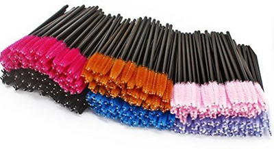

Amariver 300 Pcs Disposable Eyelash Makeup Brushes Multicolor Mascara Wands Eye Lash Applicators Set Of(Pack of 300)