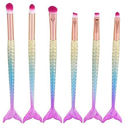 

Topunder 6Pcs Professional Makeup Brush Set Brushes For Facial Brow And Lip By E(Pack of 6)