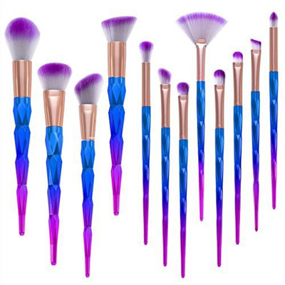 

Nomeni 12Pcs Oval Unicorn Makeup Brushes Make Up Foundation Eyebrow Eyeliner Blush Cosmetic Concealer(Pack of 12)