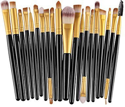 

Raylans Makeup Brushes 20Pcs Multi Function Set Foundation Eyeshadow Eyebrow Lip Eyeliner Cosmetic Tool Kit(Pack of 20)
