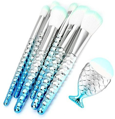 

Rosiest Fish Makeup Brush Sets Make Up Foundation Eyebrow Eyeliner Blush Cosmetic Concealer Brushes(Pack of 7)