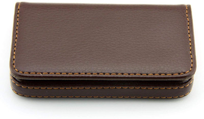 

RKPM Card Org Brown 30 Card Holder(Set of 1, Brown)