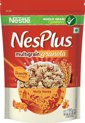 

Nestle Nesplus Multigrain Granola Nutty Honey(475 g, Box)