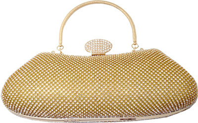 

Chouhan Stylish Party Gold Clutch