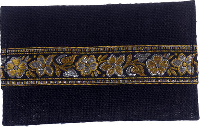 

jutecraft Casual, Formal Black Clutch