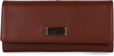 Glasy Party Brown Clutch