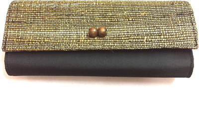 

adavis Casual Black Clutch