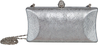 PEAUBELLA Party, Formal Silver Clutch