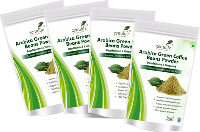 

Zenulife Green Coffee Beans Instant Coffee Powder 800 gm (200 X 4) (Green Coffee Flavoured) Instant Coffee 200 g(Pack of 4)