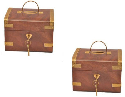 

AK Handicrafts mncb78 Coin Bank(Multicolor)
