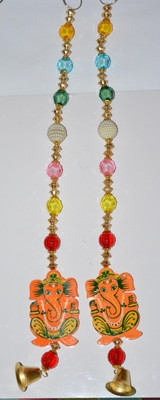 

ONRR COLLECTIONS Multicolor ganesh showpiece wall hanging pack of 2 - 200 g
