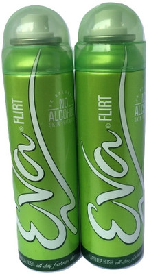

EVA FLIRT PACK OF 2 Body Spray - For Women(250 ml, Pack of 2)