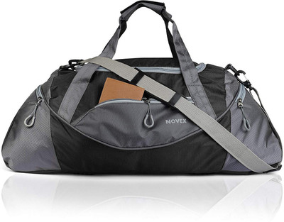 

Novex (Expandable) Unisex Travel Duffel Bag(Black, Grey)