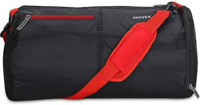 

Novex (Expandable) Unisex Travel Duffel Bag(Black, Red)