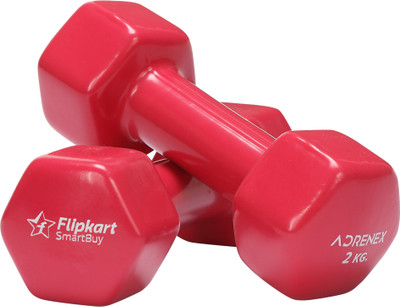 

Flipkart SmartBuy Adrenex Pair of 2kg Vinyl coated Dumbbells(4 kg)