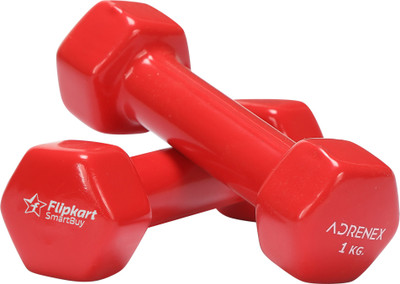 

Flipkart SmartBuy Adrenex Pair of 1kg Vinyl coated Dumbbells(2 kg)