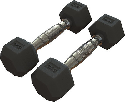 

Pioneer Hex ( 2 kg pair ) Fixed Weight Dumbbell(3.5 kg)