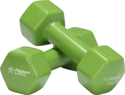 

Flipkart SmartBuy Adrenex Pair of 2kg Vinyl coated Dumbbells(4 kg)