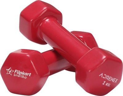 

Flipkart SmartBuy Adrenex Pair of 1kg Vinyl coated Dumbbells(2 kg)