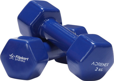 

Flipkart SmartBuy Adrenex Pair of 2kg Vinyl coated Dumbbells(4 kg)