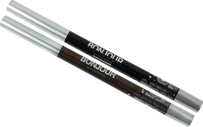 

Bonjour Dark Brown & Black 2-in-1 Lip Liner/Eye Liner For Women 20 g(Dark Brown & Black)