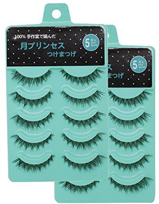 

Bodermincer Scala 10 Pair 3D Short Eyelashes Crisscross False Lashes Nature Looking Fake Set(Pack of 2)