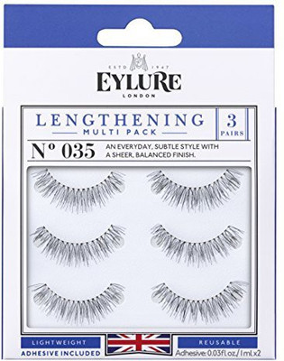 

Eylure Lenghtening 035 False Eyelashes Black(Pack of 1)