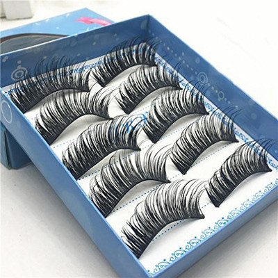 

Iuhan Women 39 S False Eyelashes 5 Pairs Box Luxury 3D Thick Long Cross Party Fake Eye Lashes(Pack of 1)