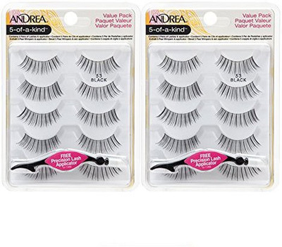 

Andrea Natural False Eyelashes Pack 53 With Lash Applicator 2(Pack of 2)