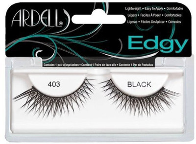 

Ardell Edgy Fake Eyelashes 403 Black(Pack of 1)