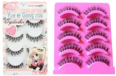 

Buytra 10 Pairs Long Thick Cross Fake Eye Lash False Eyelashes Extension Makeup(Pack of 1)