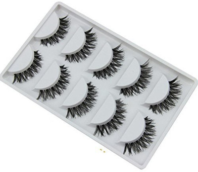 

Start 5 Pair Crisscross Multilayer Natural Beauty Long Soft Dense False Eyelashes(Pack of 1)