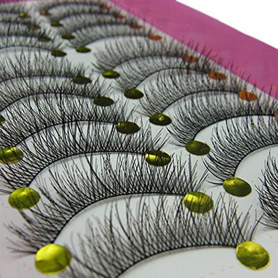 

Bluelans 10 Pairs Long Cross False Eyelashes Fake Thick Eye Lashes(Pack of 1)