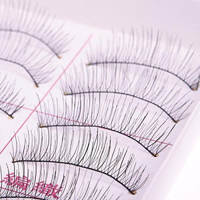 

Keyzone 10 Pairs Hot Soft Makeup False Eyelashes Natural Handmade Eye Lashes 217(Pack of 1)
