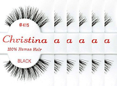 

Christina 100 Human Hair False Eyelashes(Pack of 6)