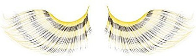

Zink Color Black Yellow Bee Stripes False Synthetic Eyelashes E665 Dance Halloween Costume(Pack of 1)
