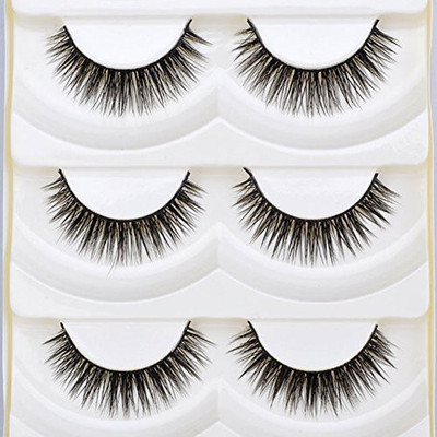 

Ccbeauty 5 Pairs Long Thick Cross False Eyelashes Eye Lashes Extension 1(Pack of 1)