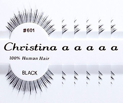 

Christina 100 Human Hair False Eyelashes(Pack of 6)