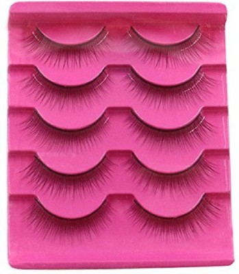 

Malloom 5 Pair Handmade Dense Natural False Eyelashes(Pack of 1)