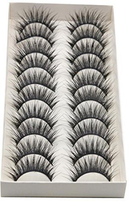 

Voberry 1 Box Luxury 3D False Lashes Fluffy Strip Eyelashes Long Natural Party(Pack of 1)