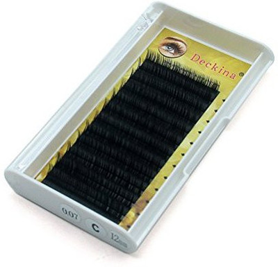 

So Beauty 12 Row False Eyelash Extensions Artificial Mink Fur Lashes C Curl Thickness 0.07Mm Black Length 12Mm(Pack of 1)