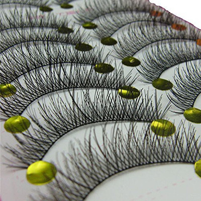 

Born Pretty 10Pairs Box Cross Criss Handmade False Eyelash Long Curly Trail Fake Eye Lash(Pack of 1)