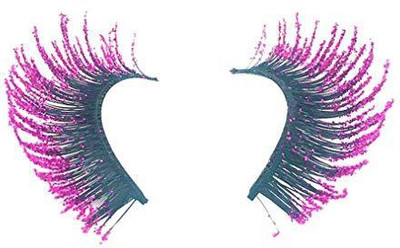 

Leewa 5Pairs 3D False Eyelashes With Pink DrillFluffy Longer Thick Soft Extension Handmade Halloween Party Stage(Pack of 1)