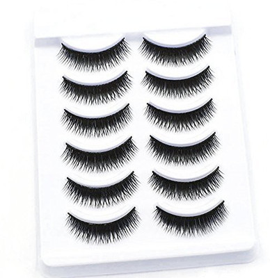 

Cjeslna Combine Shipping Xm06 6 Pairs Natural Thick Long Cross Party False Eyelashes Beauty Lashes(Pack of 1)