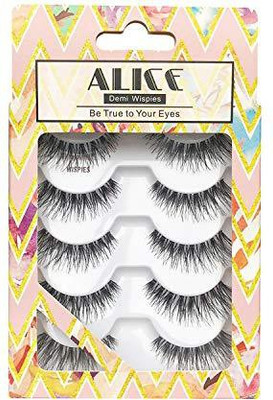 Alice Demi Wispies False Eyelashes Natural Lashes 5 Pairs(Pack of 1)