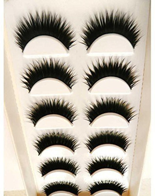 

Start 6 Pair Crisscross Multilayer Natural Beauty Long Soft Dense False Eyelashes(Pack of 1)