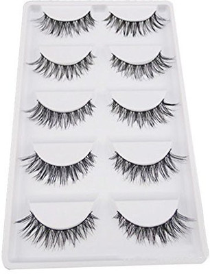 

Start 5 Pair Crisscross Natural Make Up Long Soft Dense False Eyelashes(Pack of 1)